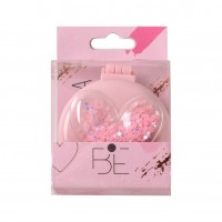 BEAUTELLA Расческа массажная складная Princess 6,5*7,3см HRL-001